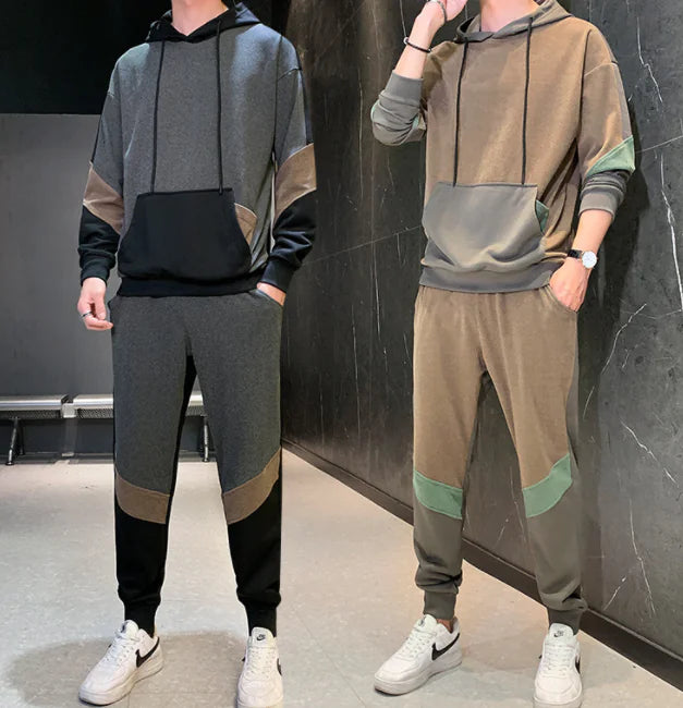 Hooded Sweater and Casual Pants Two-Piece Set